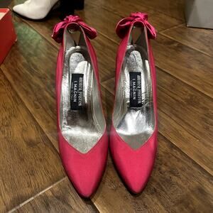 Vintage Andrea Pfister for I. Magnin Pink Crepe Raso Pumps